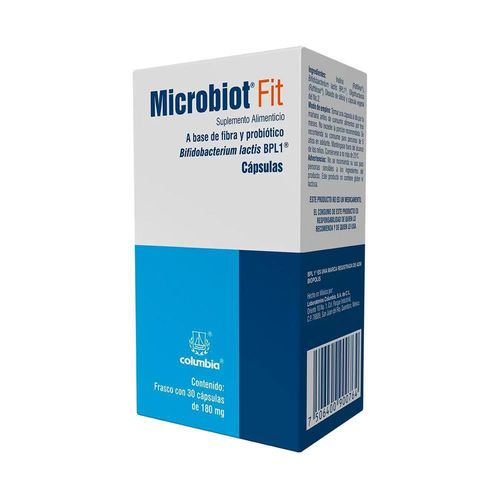 Probiótico microbiot fit 30 cápsulas