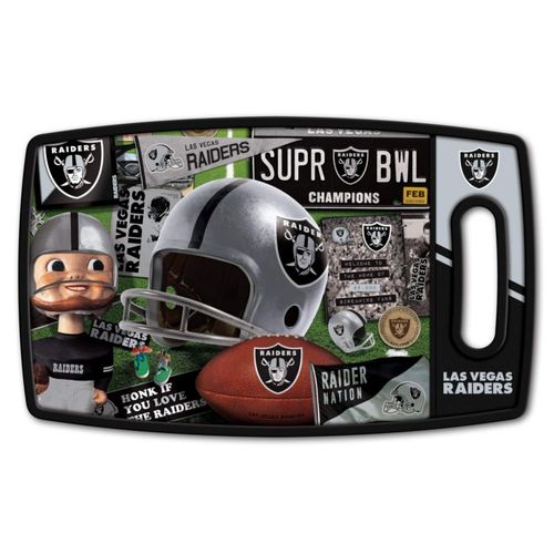 Tabla de cortar YouTheFan NFL Las Vegas Raiders Retro Series, mediana