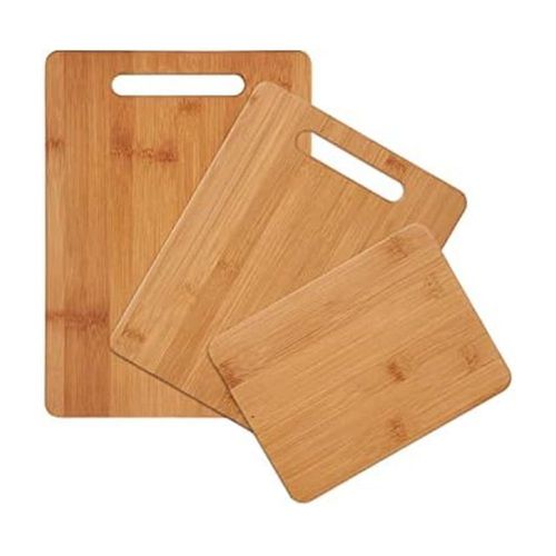 Juego de 3 tablas de cortar de madera Farberware, reversibles, para preparar y servir comidas, tablas para charcutería, con asas