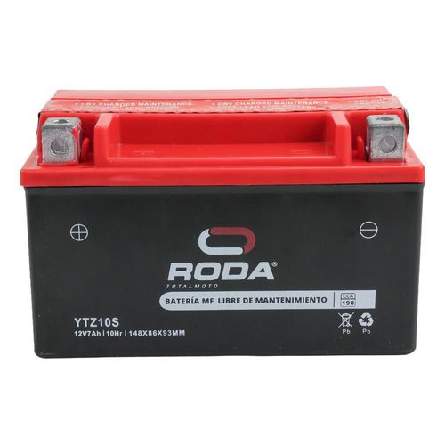Acumulador mf c/electrolito (ytz10s) roda 12v 10a agm (codigo anterior 22-5031-0