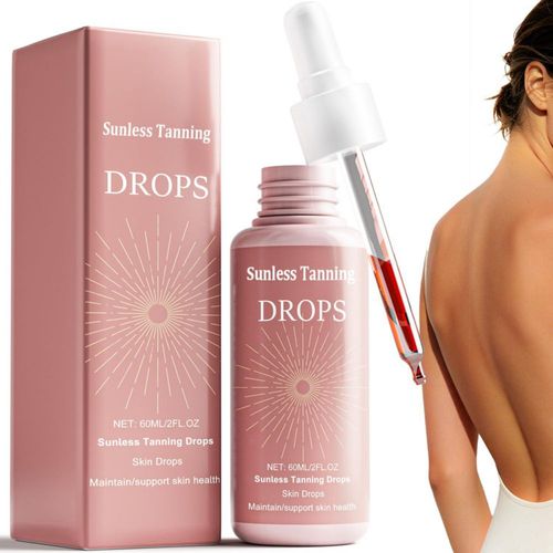 Auto Bronceador JIIANERY 60 ml Gotas Bebibles de Brillo