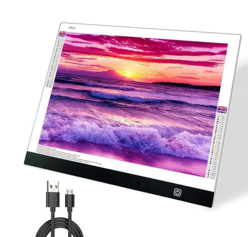 Mesa de luz sponake 40x30 cm alimentada por USB 3 niveles