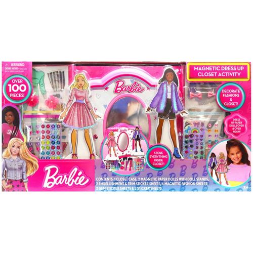 Set de juego Tara Toys Barbie Armario Magnético de Vestuario