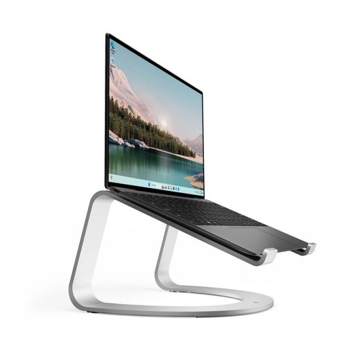 Soporte para laptop Twelve South Curve SE plateado 15 cm