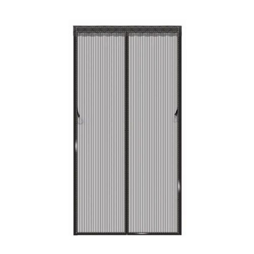 Cortina Mosquitera Para Puertas Magnetismo 220x100 Negro