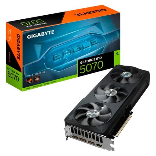 Tarjeta de video gigabyte geforce rtx 5070 eagle oc sff 12g