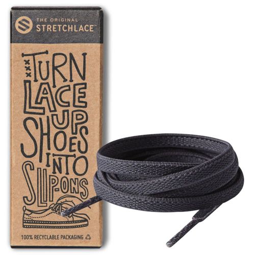 Cordón THE ORIGINAL STRETCHLACE 114 cm gris plano