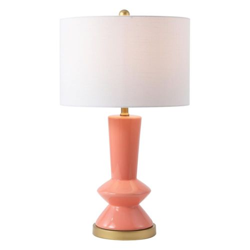 Lámpara de mesa JONATHAN Y 69 cm con acabado coral/oro
