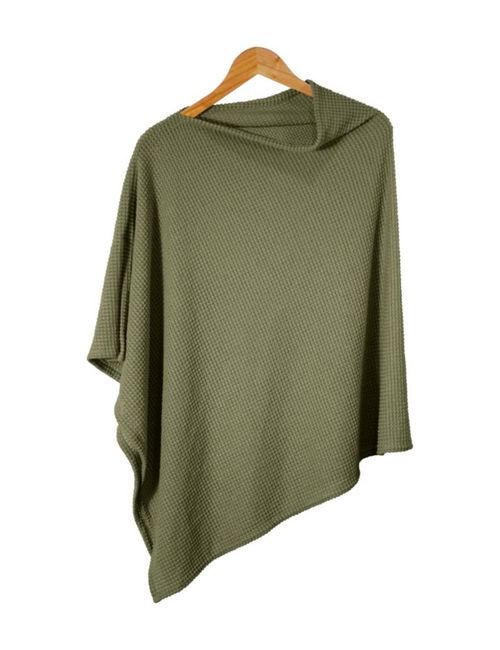 Cobertura de lactancia BEWDIO verde oliva estilo chal