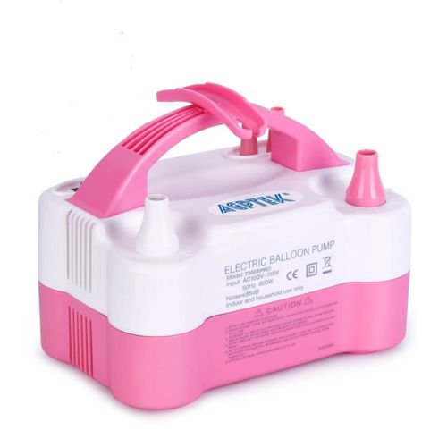 Bomba de Globos Eléctrica AGPTEK 600W Doble Boquilla 110V