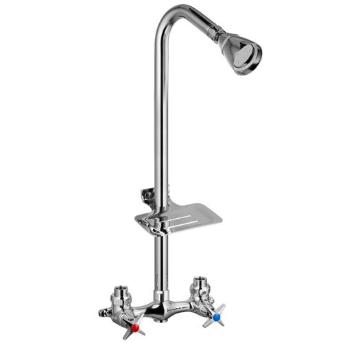Kit de Ducha Aolemi 15 cm Pulido Cromo 2 Manijas