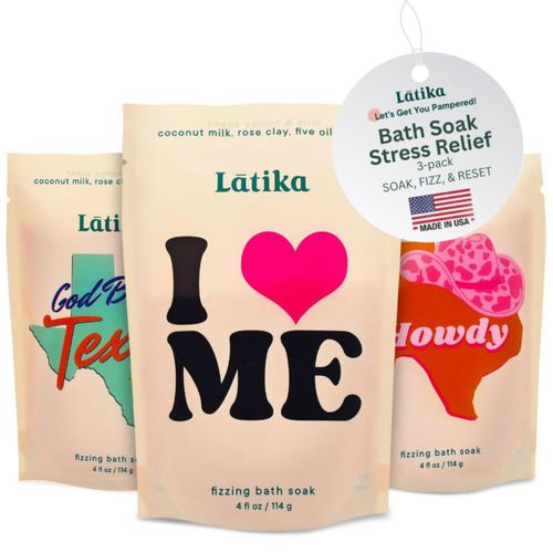 Sales de Baño Latika 114 g Alivio del Estrés - Pack de 3