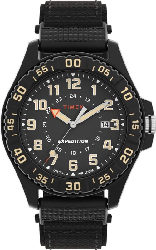 Reloj Timex Acadia 42 mm Correa Negra Esfera Negra