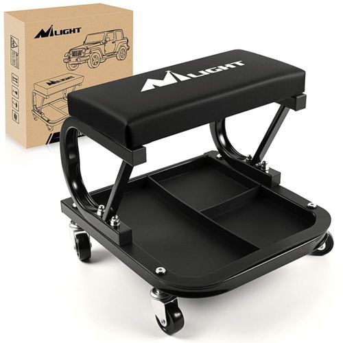 Asiento Rodante Nilight 113 kg de Capacidad y Giro 360°