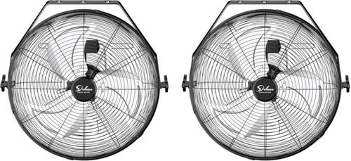 Ventilador eléctrico Simple Deluxe 46 cm paquete de 2 metal