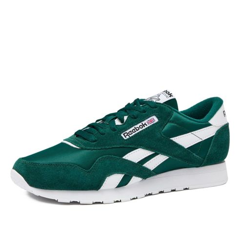 Tenis Reebok Classic Nylon Verde talla 22