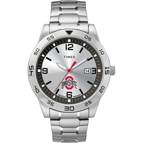 Reloj Timex 42 mm Ohio State con Correa de Acero Inoxidable