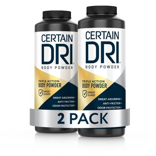 Polvo corporal Certain Dri calamina sin talco 226 g 2 unidades