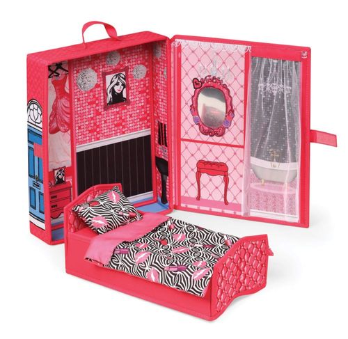 Set de Casa de Muñecas Badger Basket con Estuche de Viaje de 30 cm