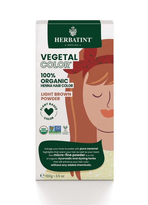 Tinte para Cabello Herbatint Marrón Claro a Base de Plantas 100 g