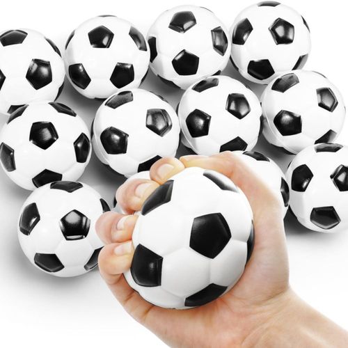 Bolas antiestrés Gabotrie 12 piezas mini de fútbol (7 cm)