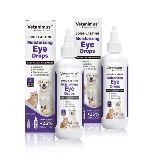 Colirio Refrescante Vetanimus 150 ml para Perros Gatos y Ganado