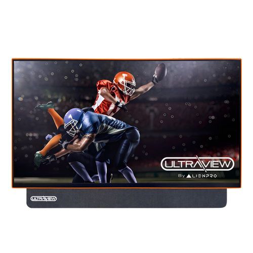 Pantalla smart tv portátil alienpro 27 fhd naranja 9000 mah