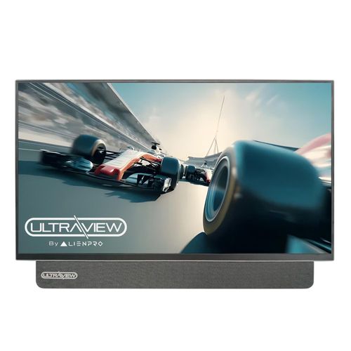 Pantalla smart tv portátil alienpro 27 fhd wifi gris 9000mah