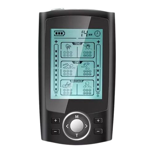 Tens/ems Electroestimulador De Pulso Recargable 36 Modos, Color Negro