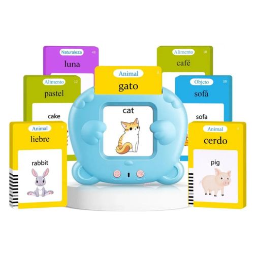 Juguete Didáctico De Aprendizaje Inglés/español 510 Palabras, Multicolor