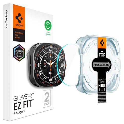 Protector de pantalla Spigen GlasTR EZ Fit para Galaxy Watch Ultra 2