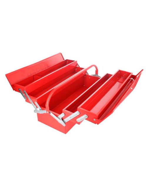 Cajas Portaherramientas Tipo Acordeón Color Rojo