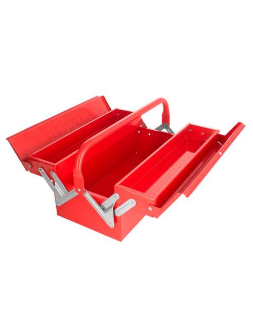 Cajas Portaherramientas Tipo Acordeón Color Rojo