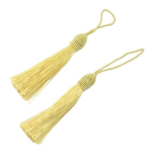 Borlas Makhry 15 cm Dorado 20 piezas DIY