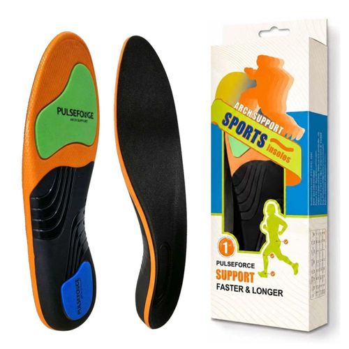 Plantillas PulseForge Soporte de Arco Alto Deportivas S