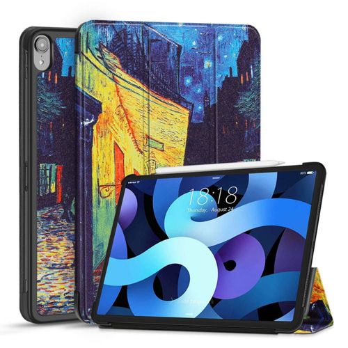 Funda para iPad TNP Products 10.9/11" Azul Camuflaje con Soporte para Apple Pencil