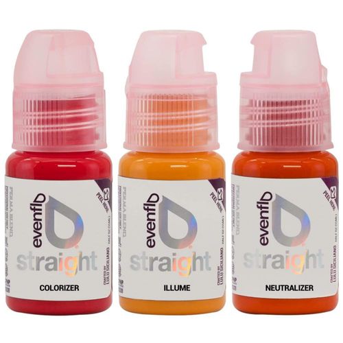 Kit de color para labios Evenflo Colours 15 ml paquete de 3