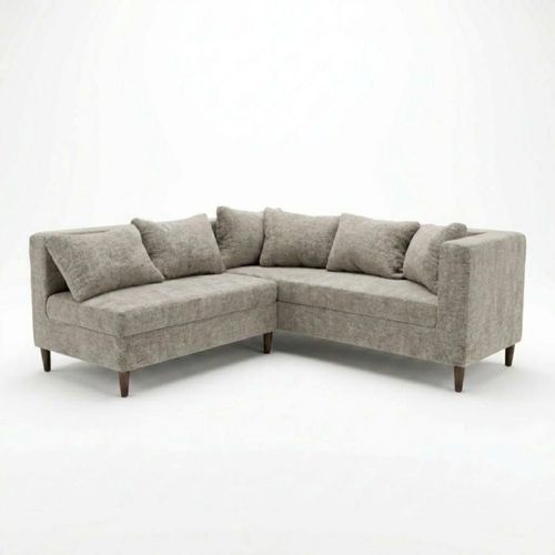 Sala Italia LASE Sofá + Loveseat 3-2 Configurable con 6 Cojines Gris