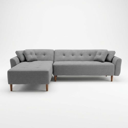 Sala Esquinera LASE Sofá Cama Reclinable Queen Size Reversible California Gris