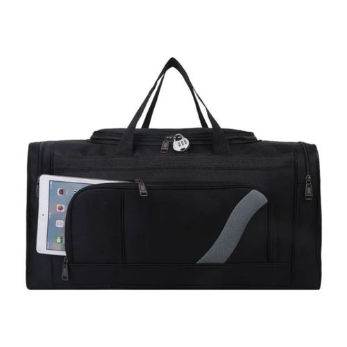 Maleta Gym Deportiva Bolsa Viaje Mochila Fitness, Color Negro