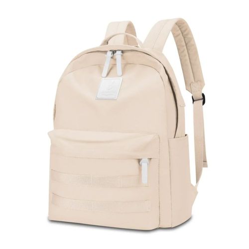 Mochilas Juvenil Estudiante Casual, Color Beige