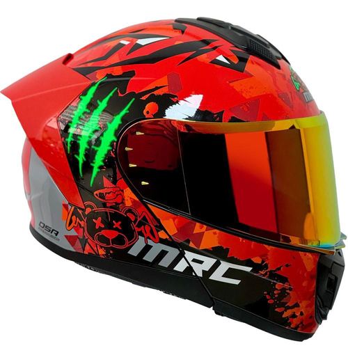 Casco Abatible Wild Rojo Talla Grande