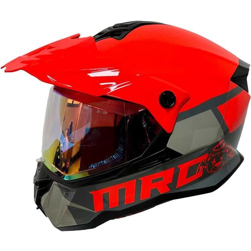Casco Cross Xtreme Gris Talla Extra Grande