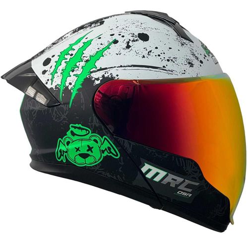 Casco Abatible Scratch 2 Negro Y Blanco Talla Mediana