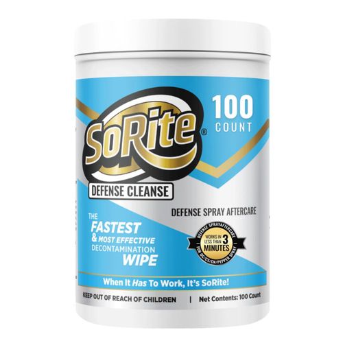 Toallitas de limpieza de piel SoRite Defense Cleanse - paquete de 100