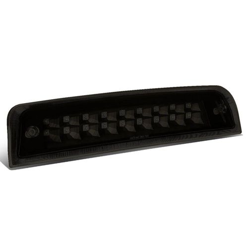 Luz de freno LED negra DNA MOTORING 38 cm