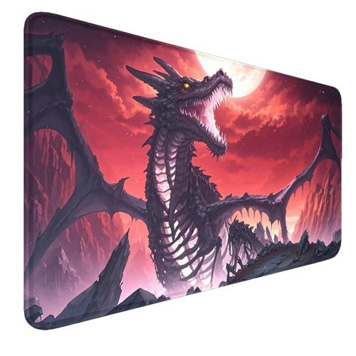 Alfombrilla STORKY 61x36 cm Dragón con base de goma antideslizante