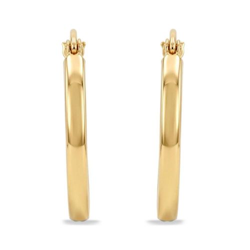 Arracadas De Oro Amarillo 14K (14 Mm Aprox)