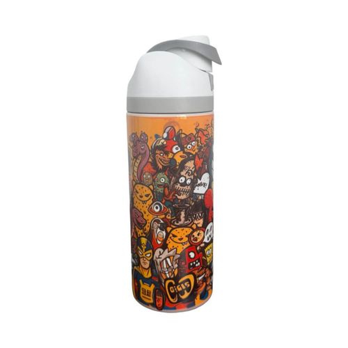 Termo Monstruos Blanco 24 Oz