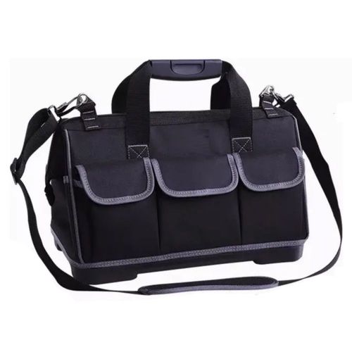 Bolsa De Herramientas Mochila Electricista Multifuncional, Color Negro